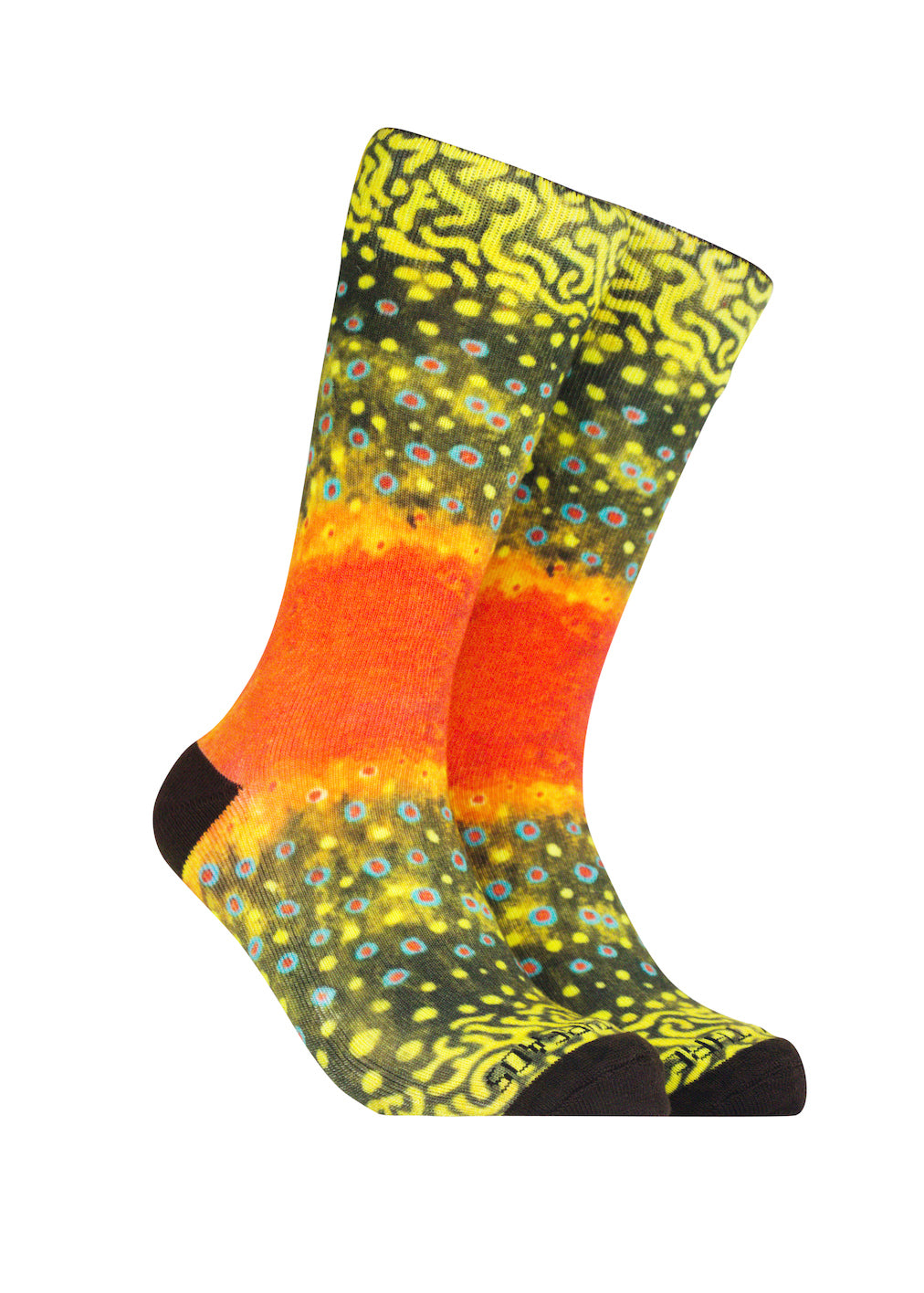 Brook Trout Socks - Fish Patterned Clothing- Gifts for Anglers